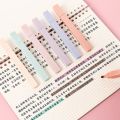Colour Highlighter Highlighter Set 6Pcs Aesthetic Pastel Colours Highlighter Set Marker Pens Journaling Planner Notes. 