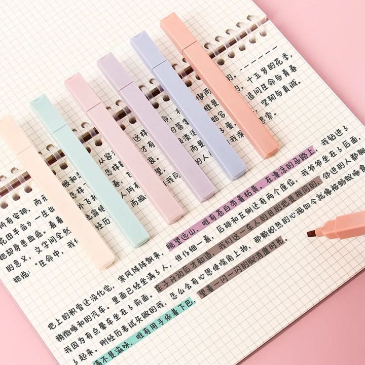 Colour%20Highlighter%20Highlighter%20Set%206Pcs%20Aesthetic%20Pastel%20Colours%20Highlighter%20Set%20Marker%20Pens%20Journaling%20Planner%20Notes%20-%20Image%204