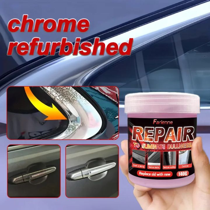NEW Car Chrome Repair paste - Metal polishing and rust removal for Windows, doors and signs