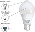 PIR Motion Sensor LED Bulb, B22, Bayonet, 13W, Warm White, 3000K, Equivalent to 100W Auto On,Off for Stairs, Garage ,Corridor, Basement, Walkway, 2 Pack. 