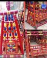Wooden baby jhula. 