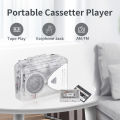 Cassette Player Walkman Cassette Player Portable Speaker Multiple Power Supply Methods AM/FM Radio Function High Quality Sound. 