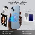 Magnetic Phone Selfie Monitor Screen for Smartphone Rear Camera Selfie Vlog Live Stream for iPhone Android Phone. 