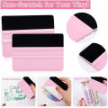 Felt Edge Squeegee Window Tinting Tool Car Vinyl Wrap Scraper Plastic Spatula Scratch Free Film DIY Squeegee Wallpaper Smoothing. 