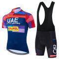 2025 Men's UAE Cycling Jersey Set classic MTB Cycling Bib Shorts Kit Reflective Bike Clothes Bicycle Maillot Cycling Clothing. 