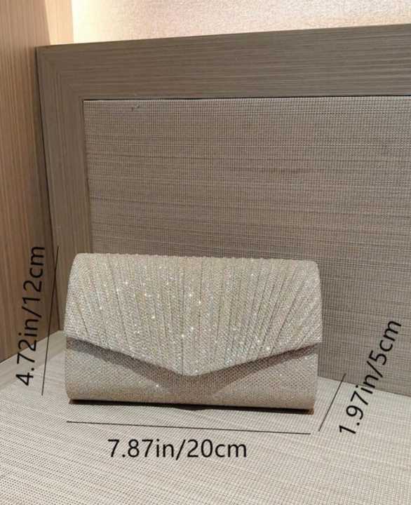 Women's%20Pleated%20Evening%20clutch%20Dinner%20Party%20Handbag%20-%20Image%209
