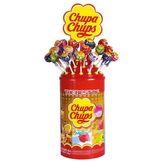 Chupa chups lolipop Jar (116 pieces) Imported (China)