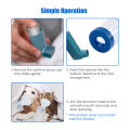 New Pet Feline Cat Dog Aerosol Chamber Tank Spacer Assist Inhalation Pump Nebulizer Manual Plastic Silicon Mask Animal Clinic.