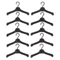 10PCS Lovely 5.5cm Doll Hangers Mini Cute Wardrobe Dress Coat Clothes Plastic Doll Pretend Play Girls Toys.