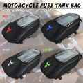 Waterproof Magnetic Motorcycle oil Fuel Tank Bag Navigation Universal Motorbike Riding Cycling Tool Backpack Portable.