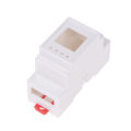 Electronics Box DIN Rail PLC Junction Box Plastic Electronics Box Project Case 88x37x59mm 35-Rail Mounting Instrument Housing.