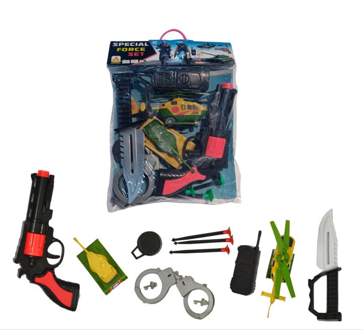 High Quality 7 in 1 Special Force Play Set Toy for Kids