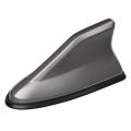 Universal Carbon Fiber Look Car Roof Top Mount Shark Fin Aerial Antenna Toppers Auto Radio AM FM Antenna Signal Amplifier. 