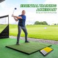 Large Golf Ball Holder Golf Driving Range Practice Balls Box Set Training Accessories with Storage Container for Golfers.