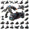 Compatible with Lego 585Pcs City Police Station SWAT Truck Car Building Blocks DIY Toys for Boys Kids s. 