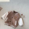 Toddler Infant Baby Boys Girls Clothes Cute Fleece Winter Warm Baby Jacket Casual Baseball Uniform Outerwear Kids Coat. 