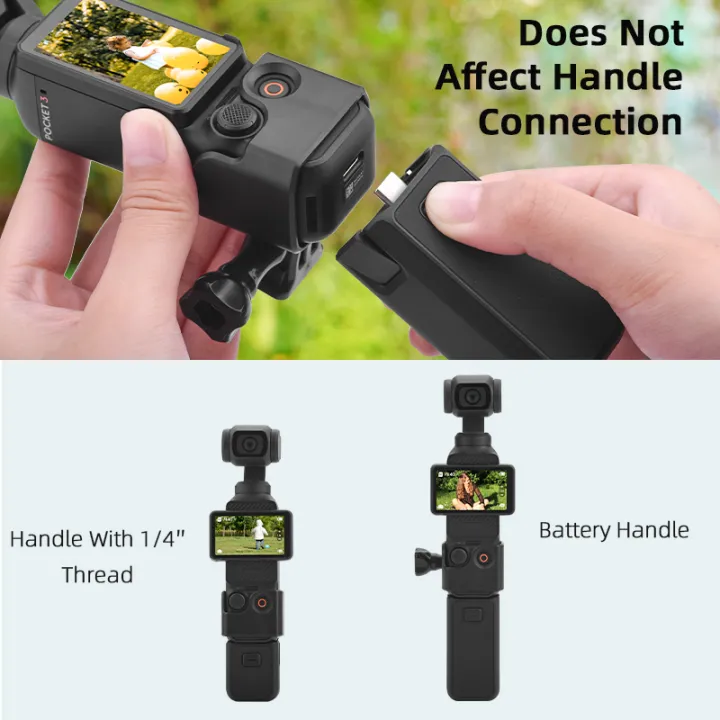 BRDRC%20ABS%20Frame%20Adapter%20Expansion%20Mount%20Tripod%20for%20%20OSMO%20Pocket%204%203,Can%20Used%20with%20Backpack%20Clip%20Bicycle%20Holder%20Camera%20Gimbal%20-%20Image%204