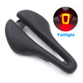 WALGUN Triathlon TT Bike Saddle Taillight Road Mountain Bike Mtb Saddle Prostatic Race Cycling Seat Aldult Bicycle Saddle Light. 