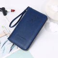 Unisex Men Women Zipper Travel Multi-Function Passport Holder Cover Case Wallet PU Leather Ticket Protective Travel Accessories. 