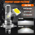 OSRAM Original Motorcycle HS1 LED Headlight Bulb DC AC 12V Universal HS1 High/Low Car Lamps  1:1 PX43T 7285CW 6000K White 1 Pc. 