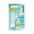 Labello Lip Scrub Aloe Vera, Innovative Lip Balm with Scrub Particles of Natural Origin, Gentle Lip Scrub with Vitamin E. 