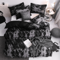 3pcs Duvet Cover Set with Pillow Case Double Comforter Bedding Set Quilt Cover Queen/King Couple or Single Bed. 