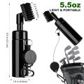 Golf Club Head Cleaning Brush, For U-shaped And V-shaped Grooves With Retractable Buckle. 