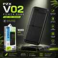 PZX V02 10000mAh Fast Charging Power Bank – Dual USB Portable Charger.
