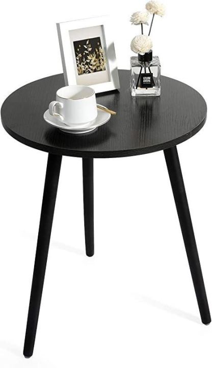 Haton Side Table, Round Modern Home Decor Coffee Tea Table