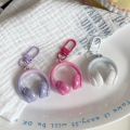 Simple, Sweet, Cool and Exquisite Earphone Keychain, Three-dimensional Shape | Acrylic Material, Best Friend Gift, Bag Pendant. 