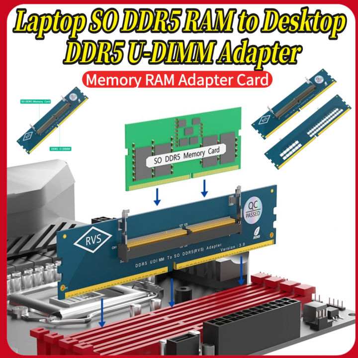 Laptop SO DDR5 RAM To Desktop DDR5 U-DIMM Adapter Overcurrent ...