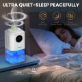 Portable Dehumidifier With 35 Ounces Capacity, Silent Operation, With Romantic Colorful Lights, Timer Switch.