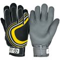 Professional Goalkeeper Gloves Team Logo Child Kids Football Soccer Goalie Gloves Non-slip Thicken Latex Glove Finger Save Guard. 