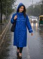 StormFit Women’s Long Waterproof Raincoat with Hood.