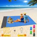 Waterproof Pocket Beach Mat Folding Beach Blanket Camping Mat Lightweight Lightweight Mat Outdoor Picnic Mat. 