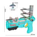 Air Battle Gun Airplane Launcher Toys for Kids Outdoor and Indoor 4 Foam Airplanes Pistol Shooting Game Glider One Click. 