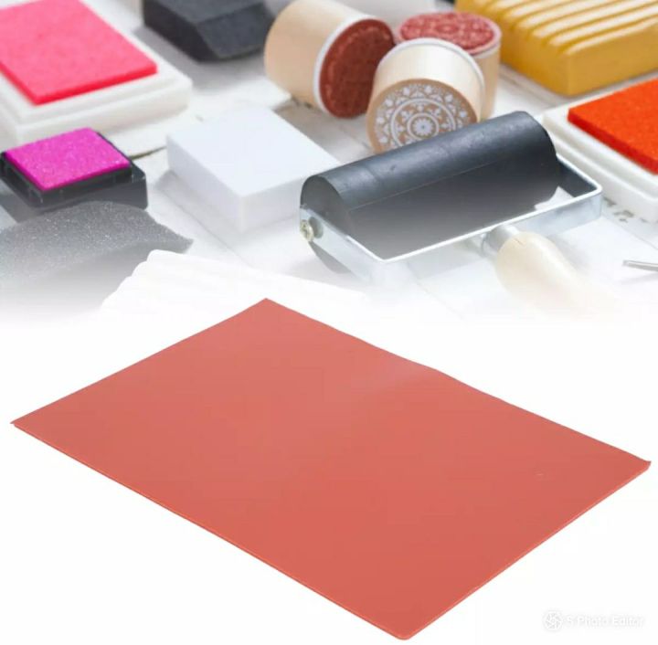 stamp making rubber nylon sheet/ polymer sheet size 2.5×3.5 inches