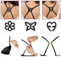 4/12Pcs Underwear Anti-Slip Buckle Invisible Bra Buckle Butterfly Heart Shaped Adjustable Shoulder Straps Buckles Intimates Clip. 