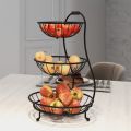3 Layers Iron Fruit & Vegetables Basket. 