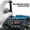 10-in-1 Precision Screwdriver Set for Mobile Phones,Notebooks,and Computers-Perfect for Small Maintenance and Disassembly. 