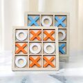 1pc Xo Tic Tac Toe Children Board Game Parent-child Interactive Logic Thinking Fun Game Children Puzzle Toys Gaming Gift. 