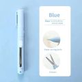 1pc Mini Portable Scissors Paper Cutter Knife 2 In 1 Multifunctional Pocket Pen Shape Scrapbooking Carving Cutting Art Tools. 