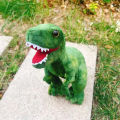 1pc 28CM Green Tyrannosaurus Rex Plush Toy Soft Stuffed Simulation Dinosaur Doll For Birthday .