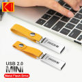 KODAK K122 Metal Flash Drives USB2.0 128GB 32GB 64GB USB Mini Pen Drive Memory Stick Memory Flash For PC Laptop Cars.