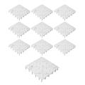 10Pcs Fish Tank Bottom Filter Plate Sand Gravel Filter Board Grid Divider Tray Splicing Combination Clapboard for Aquarium Part. 
