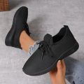 Women's Breathable Non-slip Platform Fashion New Casual Shoes Korean Running Shoes Black Sneakers Shoes for Women 2024 Autumn. 