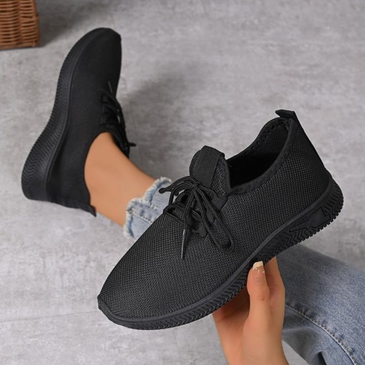 Women's%20Breathable%20Non-slip%20Platform%20Fashion%20New%20Casual%20Shoes%20Korean%20Running%20Shoes%20Black%20Sneakers%20Shoes%20for%20Women%202024%20Autumn%20-%20Image%205