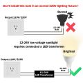 12pcs Bombillas LED Spotlight MR16 Bulb GU5.3 Base DC AC 12V 24V 6W 600lm Spot Light Replace 30W 50W Halogen Lamp Living Room. 
