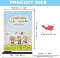 Magic Practice Copy Book for Pre-School Kids, Re-Usable Drawing, Alphabet, Numbers and Math Exercise Notebook, English Magic Book for Children. 