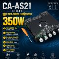 AS21 220W*2+350W 2.1 Channel TPA3255 16V-38V DC Bluetooth Digital Power Amplifier Board Module High and Low Tone Subwoofer Audio APP Similar ZK-AS21 CA-AS21.